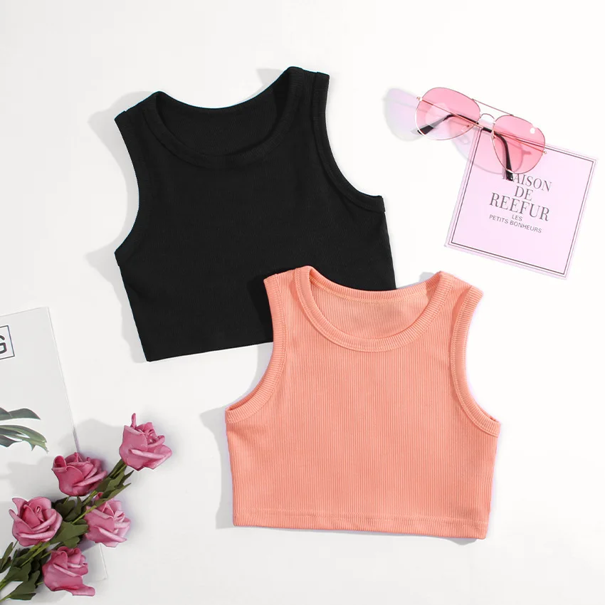 Baby Clothing Gift Set - Summer Girls Underwear Sleeveless Shirts for