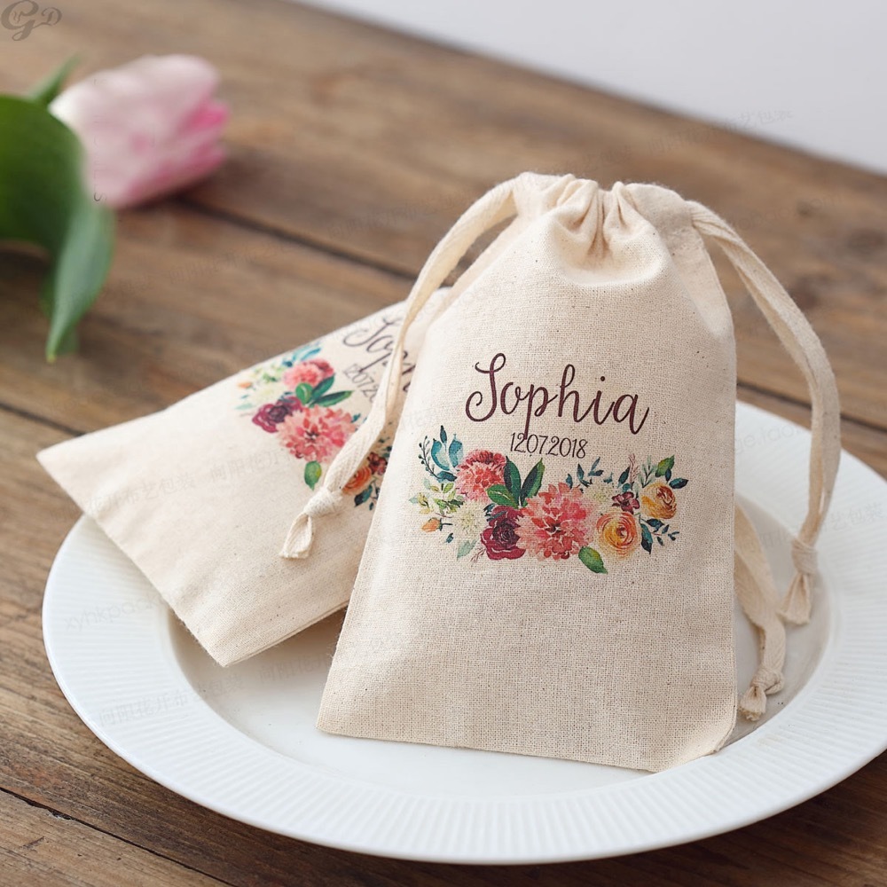 100pcs Custom Name Logo Weddin - Baby Clothing Event ulasan dan harga