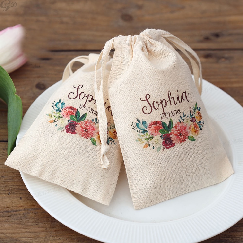 100pcs Custom Name Logo Weddin - Baby Clothing Event ulasan dan harga
