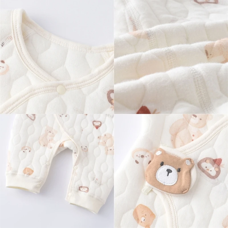 Cartoon Pattern Romper for 0-1 - Baby Clothing Patterns Free ulasan dan harga