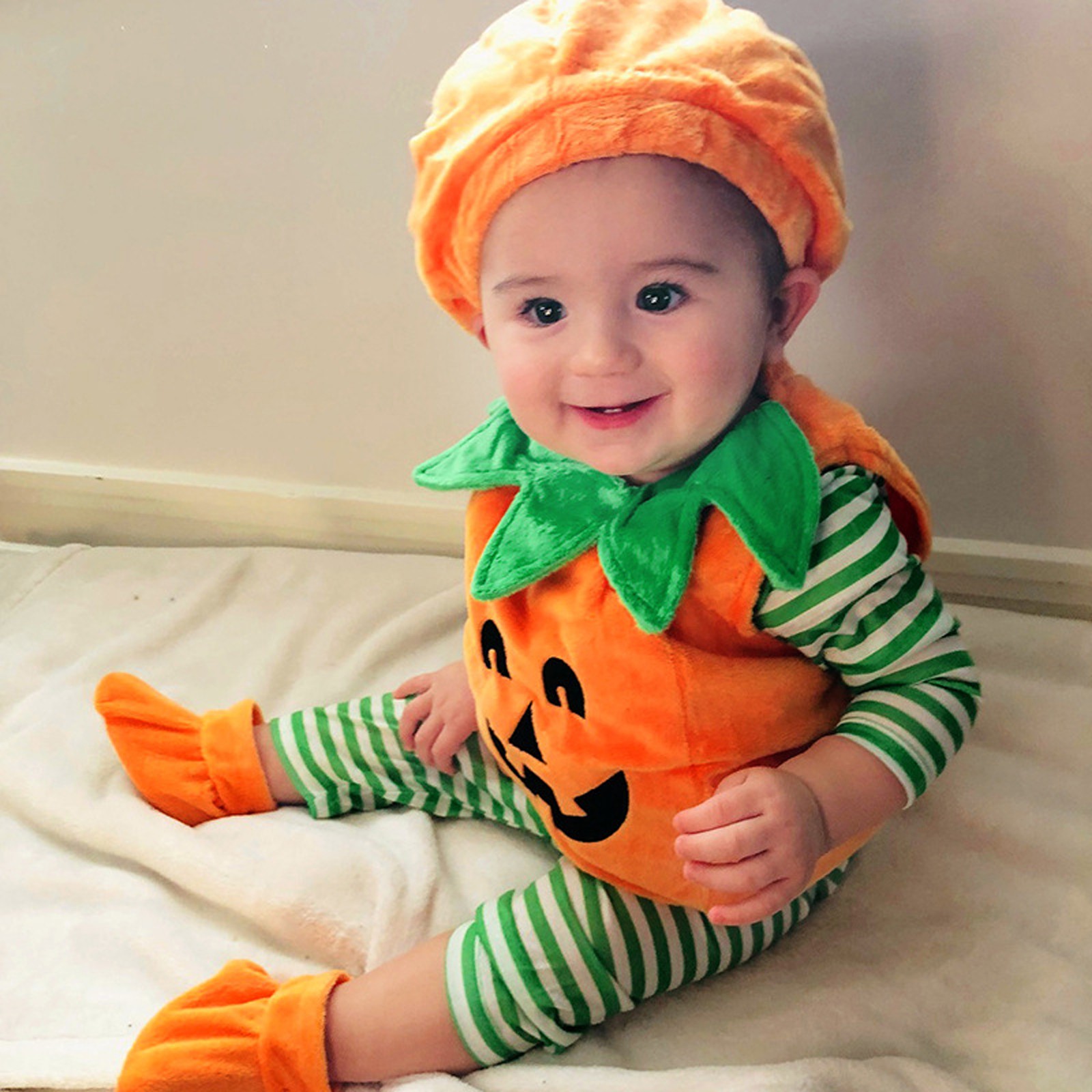 Halloween Pumpkin Costume Kids - Baby Clothing Gift Set ulasan dan harga