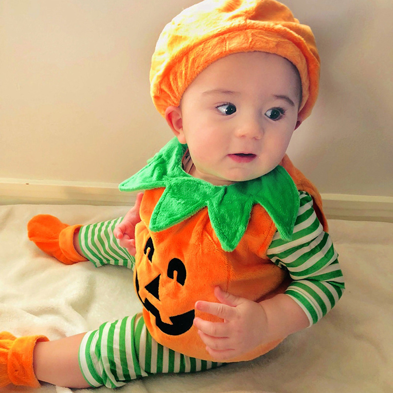 Halloween Pumpkin Costume Kids - Baby Clothing Gift Set ulasan dan harga