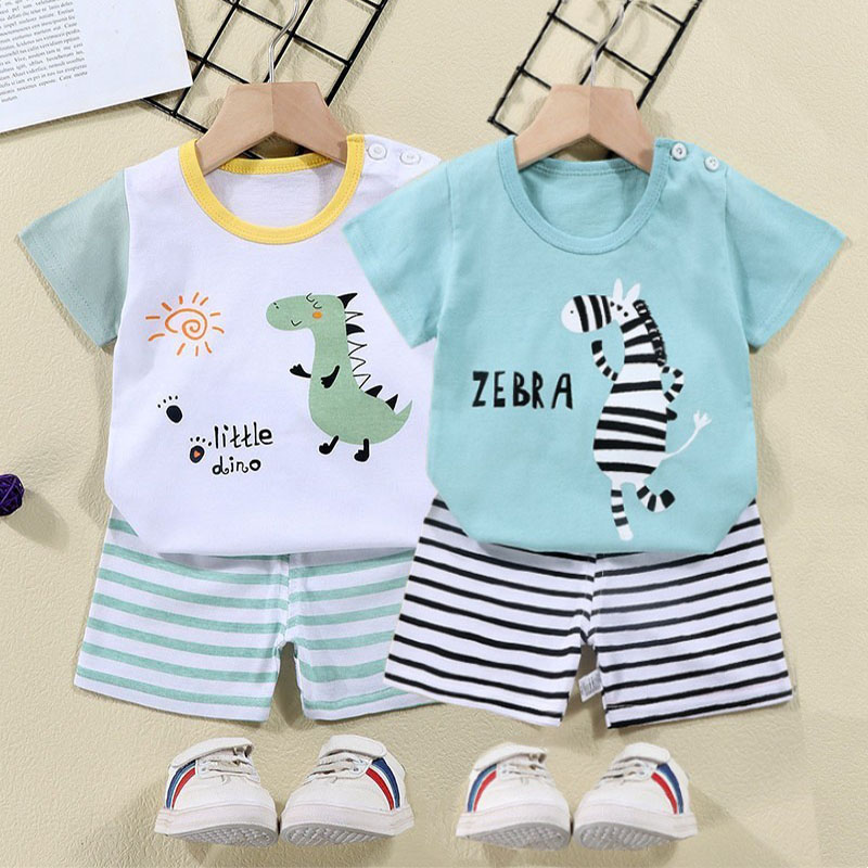 Cotton Tees+Shorts 2-piece Tra - Baby Clothing Gift Set ulasan dan harga