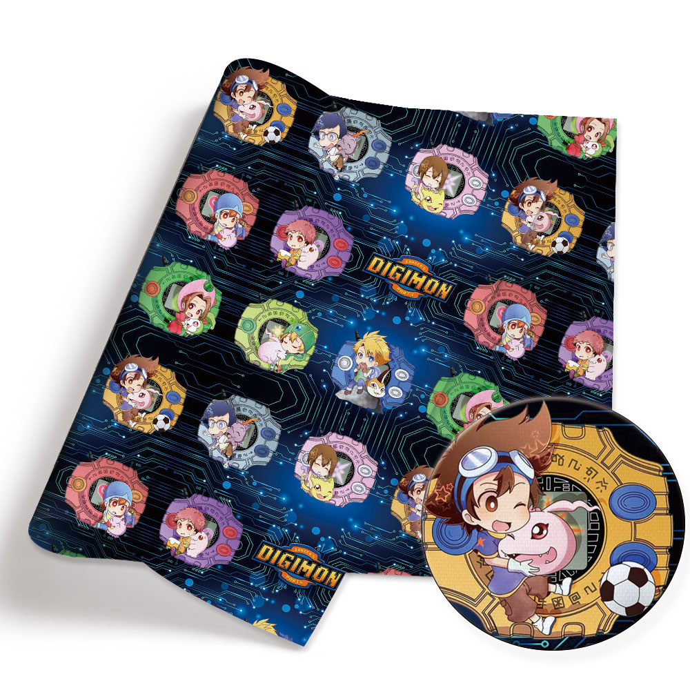 Digimon Cartoon Fabric 140cm H - Baby Clothing Material ulasan dan harga