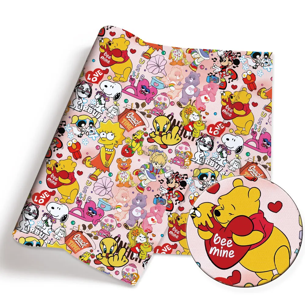 Polyester cotton Cartoon Fabri - Baby Clothing Material ulasan dan harga