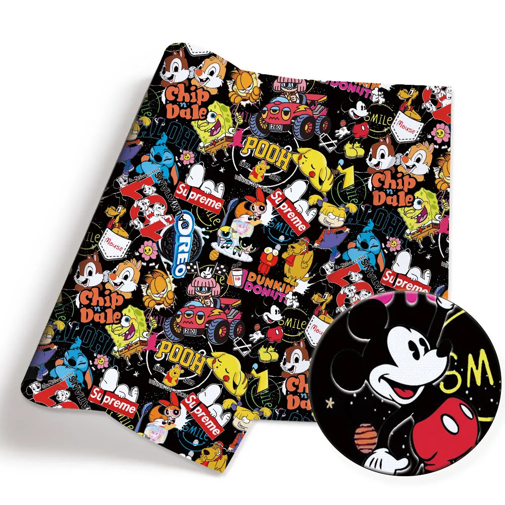 Polyester cotton Cartoon Fabri - Baby Clothing Material ulasan dan harga