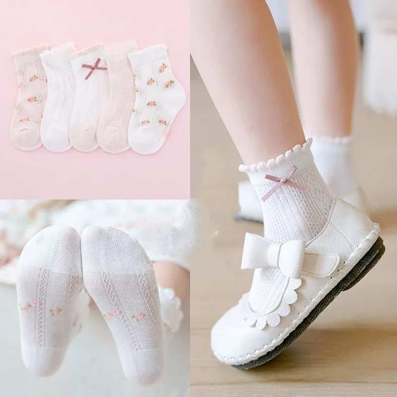 Kids Socks 5 Pairs/Lot Spring  - Baby Clothing Patterns Free ulasan dan harga