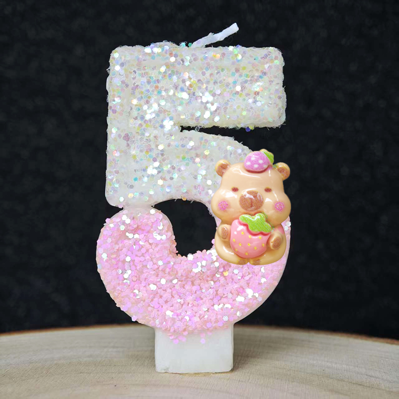 New Capybara Candles Cake Deco - Baby Clothing Event ulasan dan harga