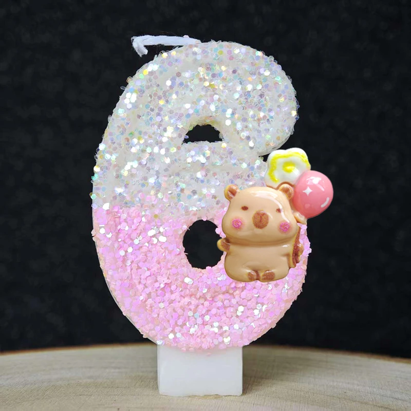 New Capybara Candles Cake Deco - Baby Clothing Event ulasan dan harga