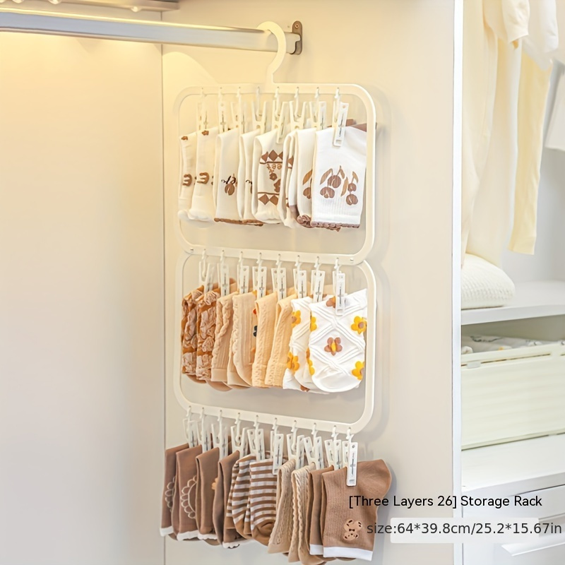 Household Multi-clip Baby Hang - Baby Clothing Hanging Rack ulasan dan harga
