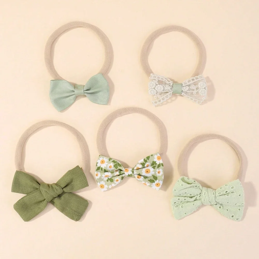 5Pcs/Set Baby Elastic Headband - Baby Clothing Gift Set ulasan dan harga