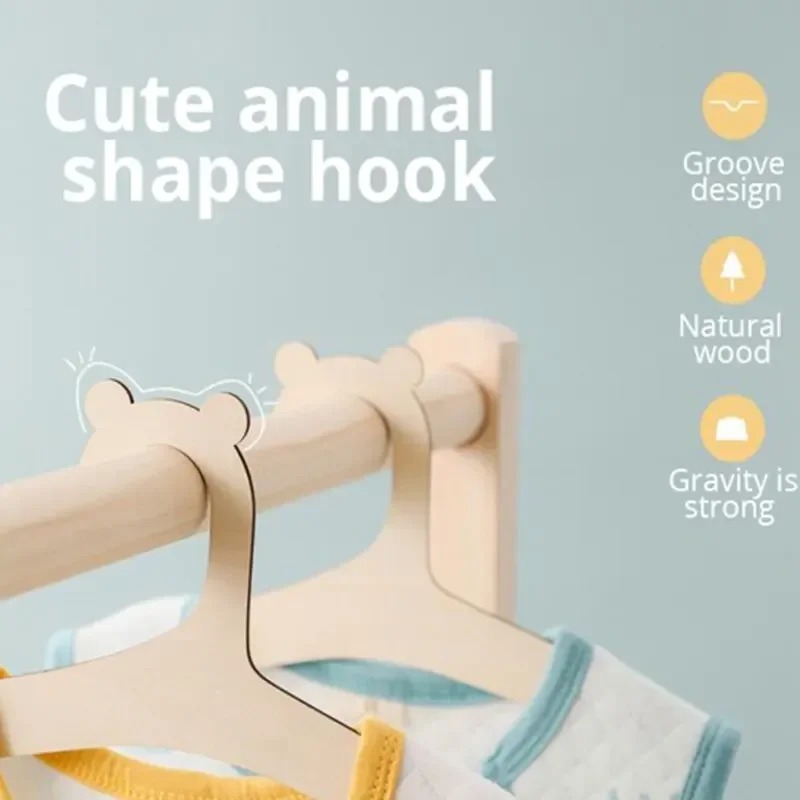 5/10pcs Baby Clothes Rack Cute - Baby Clothing Hanging Rack ulasan dan harga