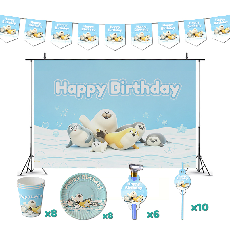Angry Blob Seal Birthday Party - Baby Clothing Event ulasan dan harga
