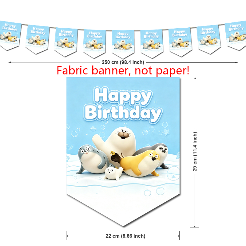 Angry Blob Seal Birthday Party - Baby Clothing Event ulasan dan harga