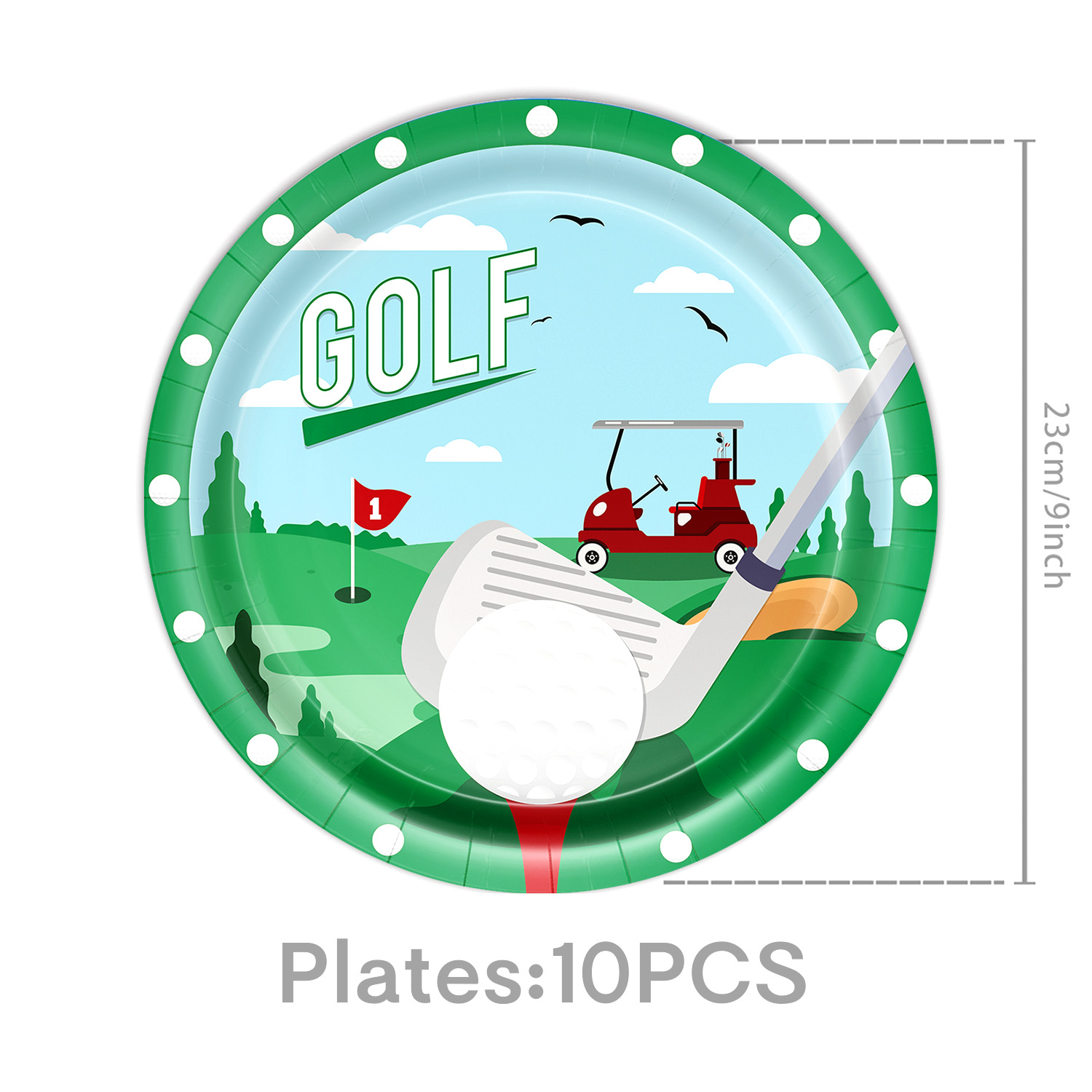 Golf Sports Party Decorations  - Baby Clothing Event ulasan dan harga