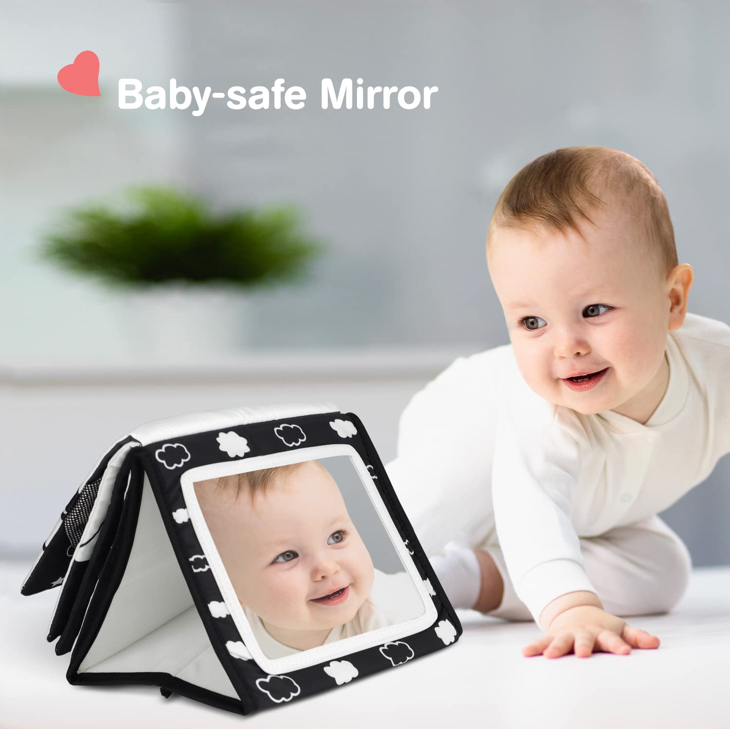 Tummy Time Mirror for Babies B - Baby Clothing Gift Set ulasan dan harga