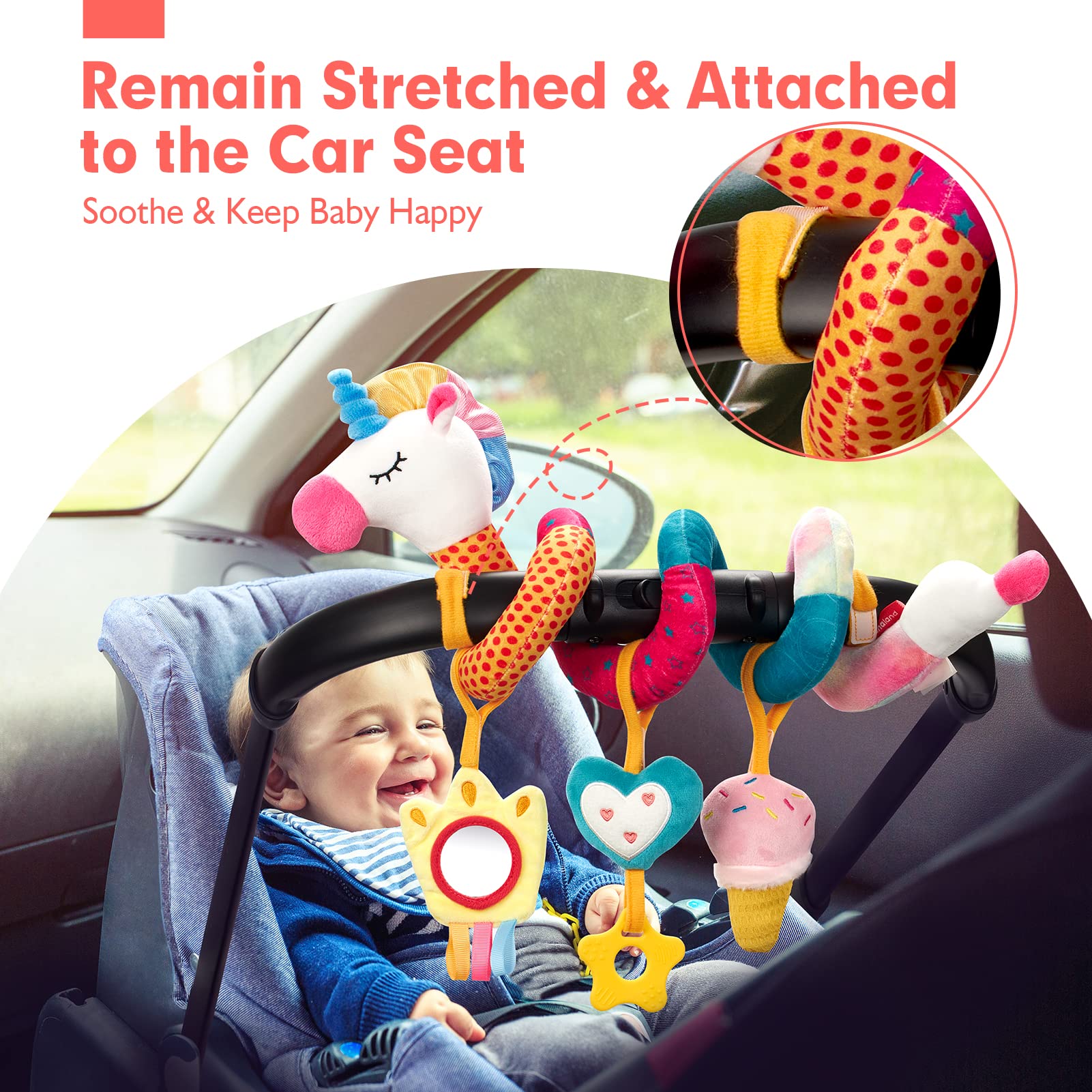 Car Seat Toys for Babies Rattl - Baby Clothing Gift Set ulasan dan harga