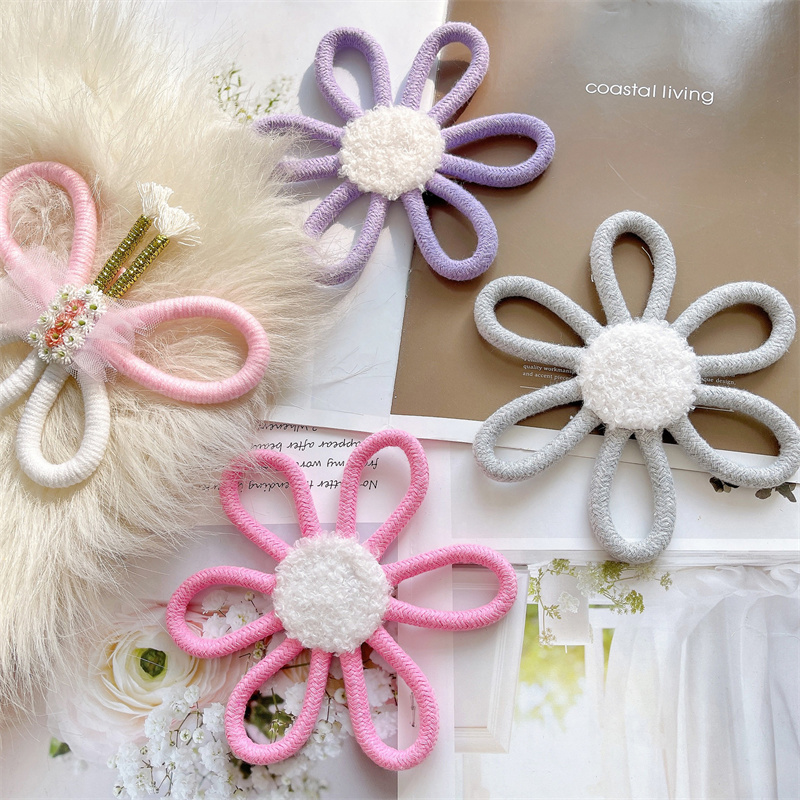 Cotton Rope Woven Daisy Flower - Baby Clothing Material ulasan dan harga