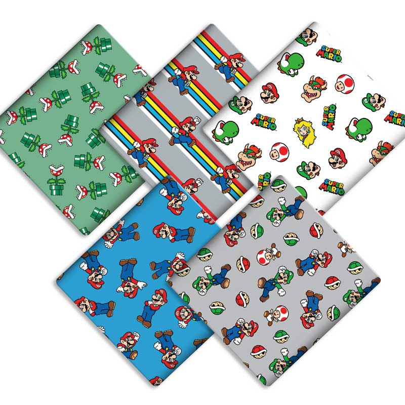 Polyester cotton Cartoon Fabri - Baby Clothing Material ulasan dan harga