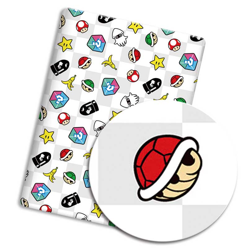 Polyester cotton Cartoon Fabri - Baby Clothing Material ulasan dan harga
