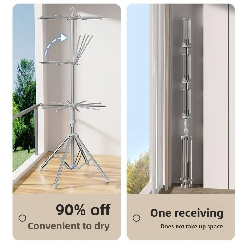 Baby Clothes Drying Rack-Folda - Baby Clothing Hanging Rack ulasan dan harga